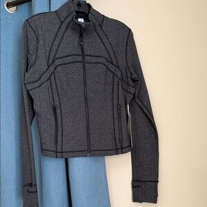Lululemon Define Cropped Jacket Herringbone Size: 12 NWT